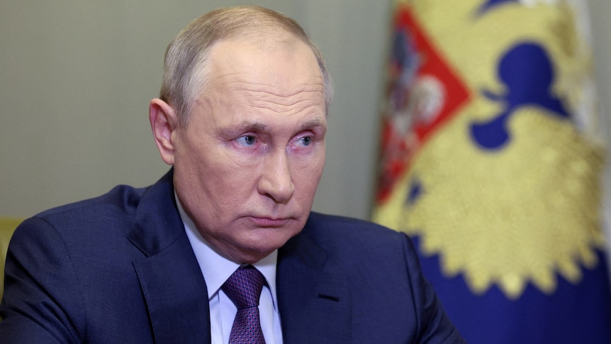 Russian President Vladimir Putin holds a meeting