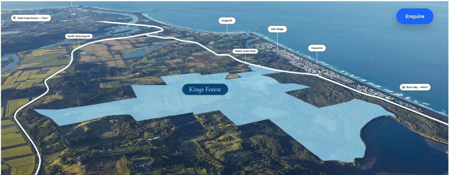 Tweed Coast land rezoned in the 1980s finally hits the housing market