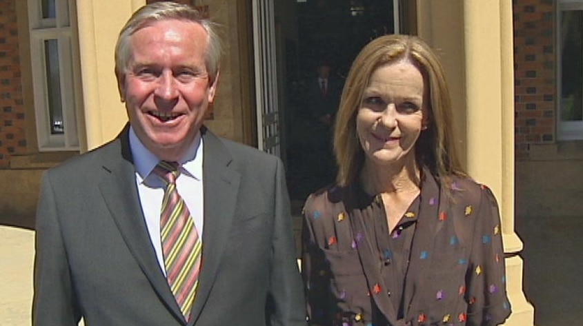 Premier Colin Barnett and his wife, Lyn