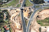 Southern Expressway duplication work aerial view