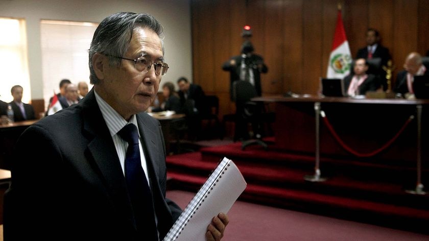 Jailed: Former Peruvian president Alberto Fujimori said he would appeal against the verdict.