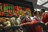 Wall Street traders, September 15 2008, the day Lehman Brothers filed for bankruptcy
