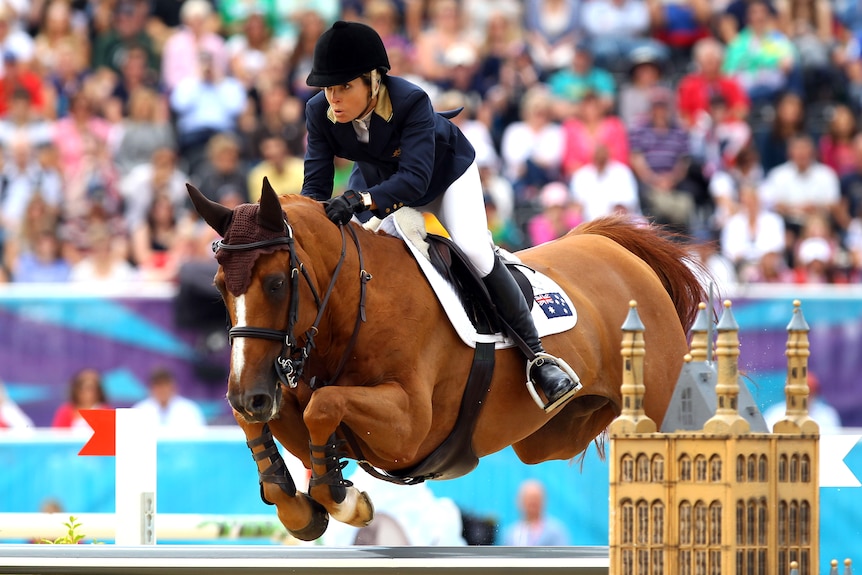 Edwina Tops-Alexander and Itot du Chateau in the individual jumping event