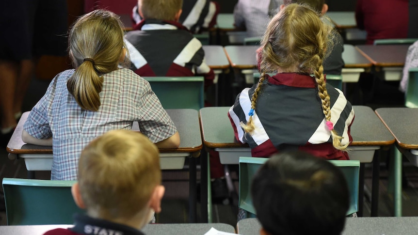 Children in a classroom