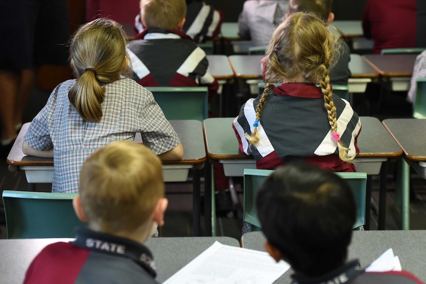 Children in a classroom