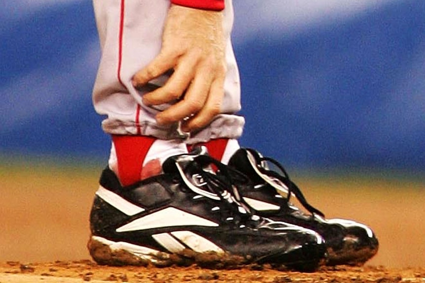 Curt Schilling sold these socks