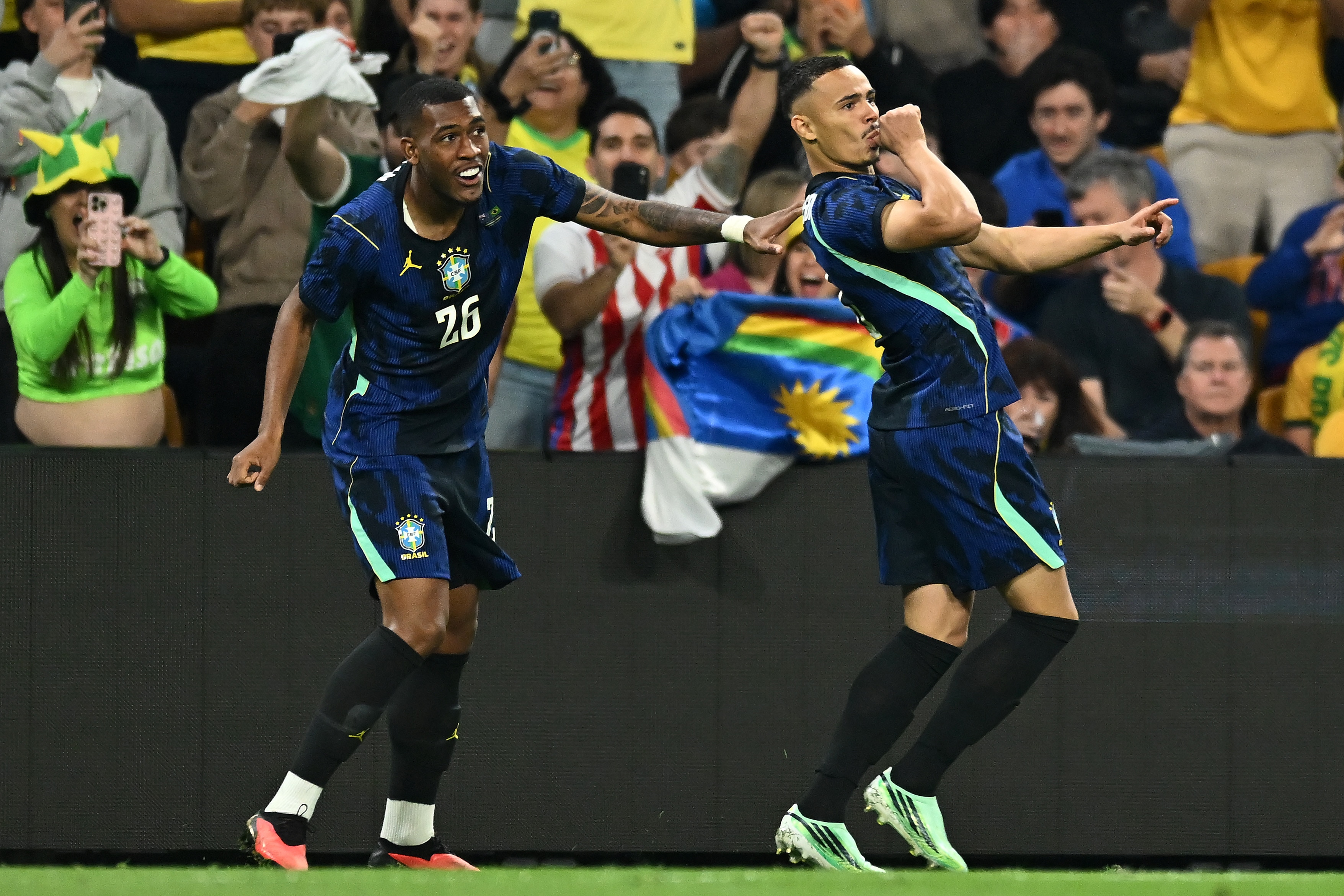Live: Socceroos come from behind to stun Brazil at sold out Lang Park