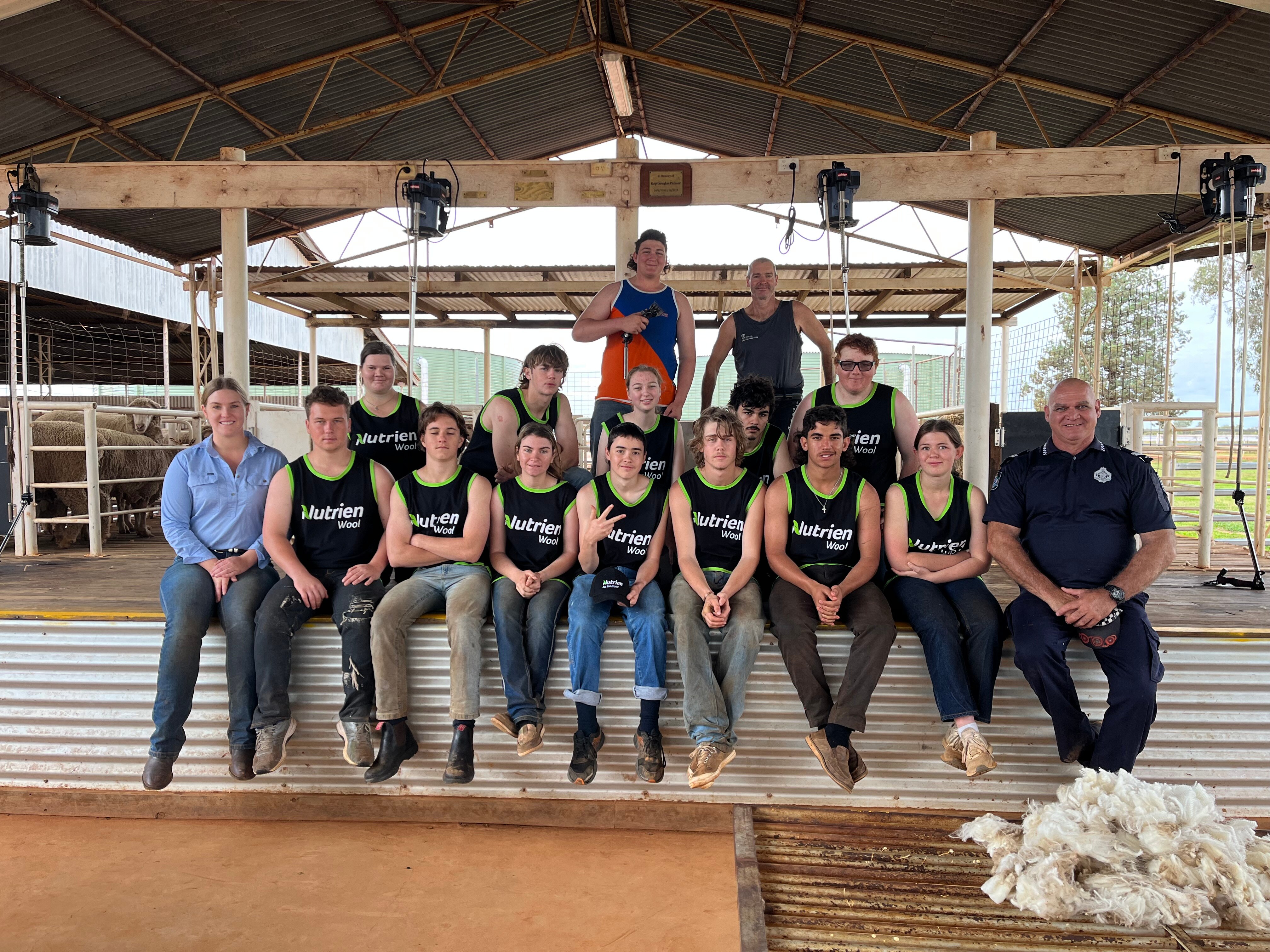 Blue Light Shearing in outback Queensland offering skills and pathways