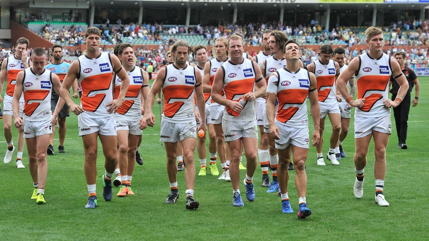 GWS Giants trudge off after round one