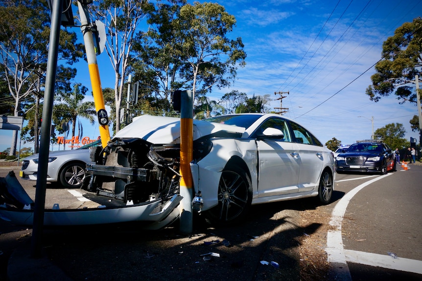 High speed car chase in Sydney crash