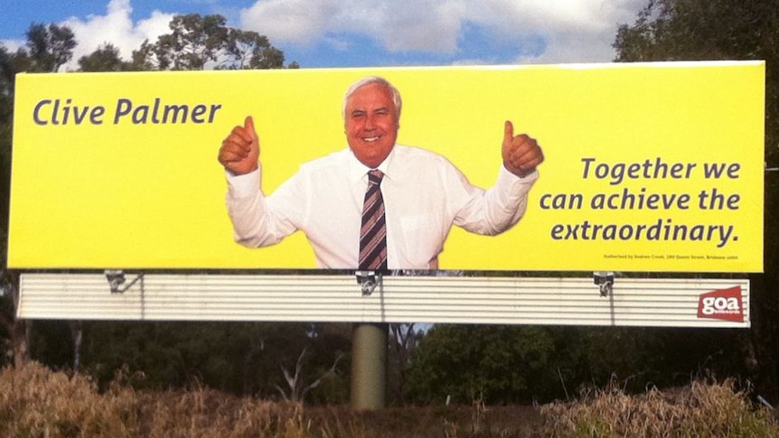 Clive Palmer billboard