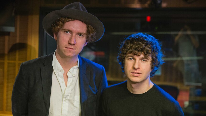 Luke & Hugh from The Kooks, at triple j studios for Like A Version