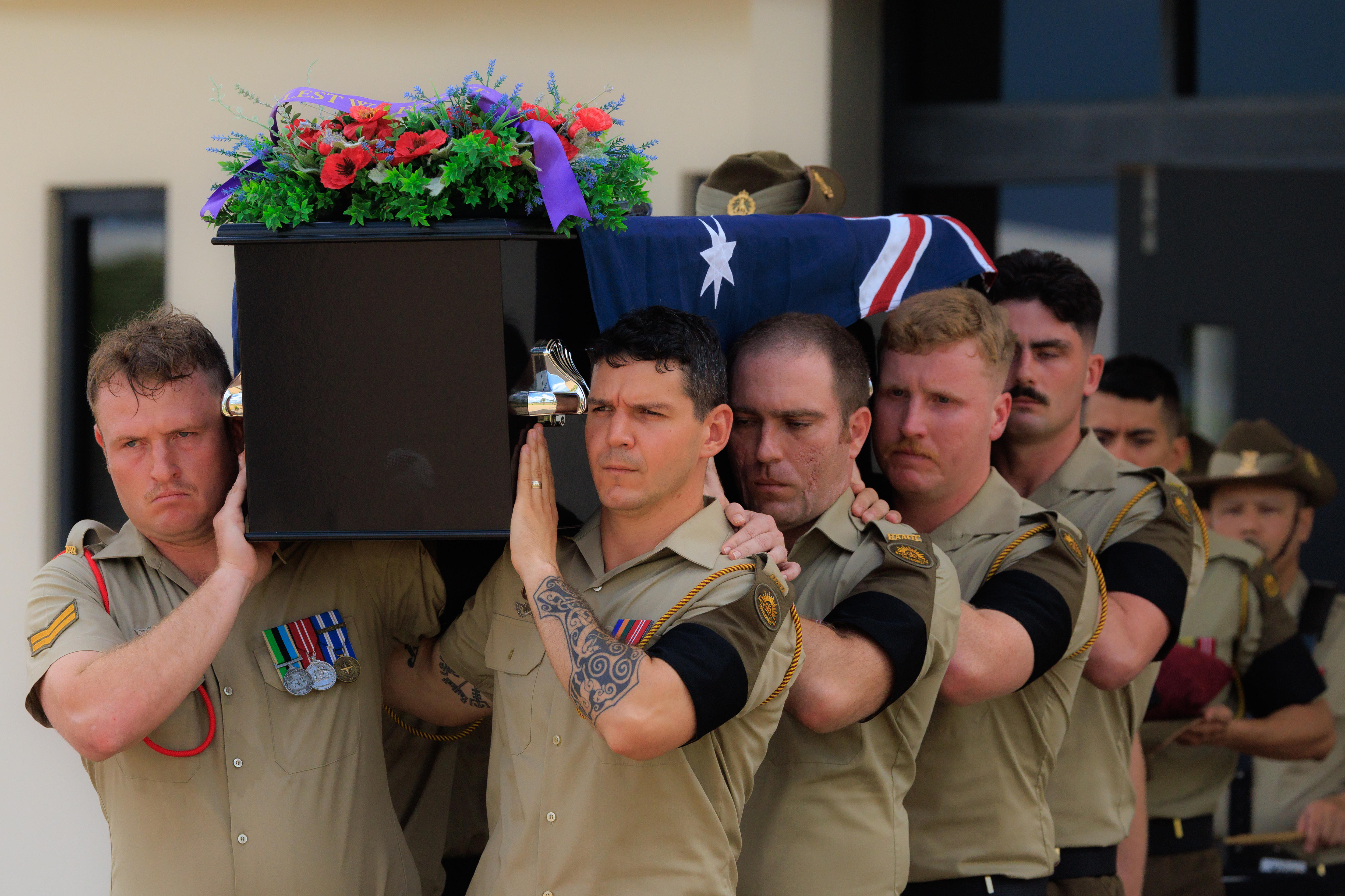 Funeral held today for Australian soldier killed in military exercise