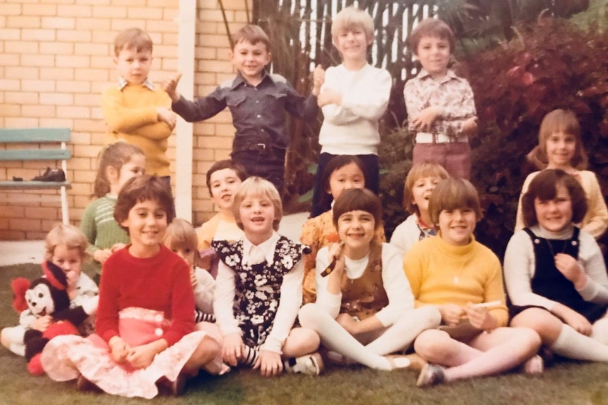 Annastacia Palaszczuk at her birthday party, aged 5 or 6.