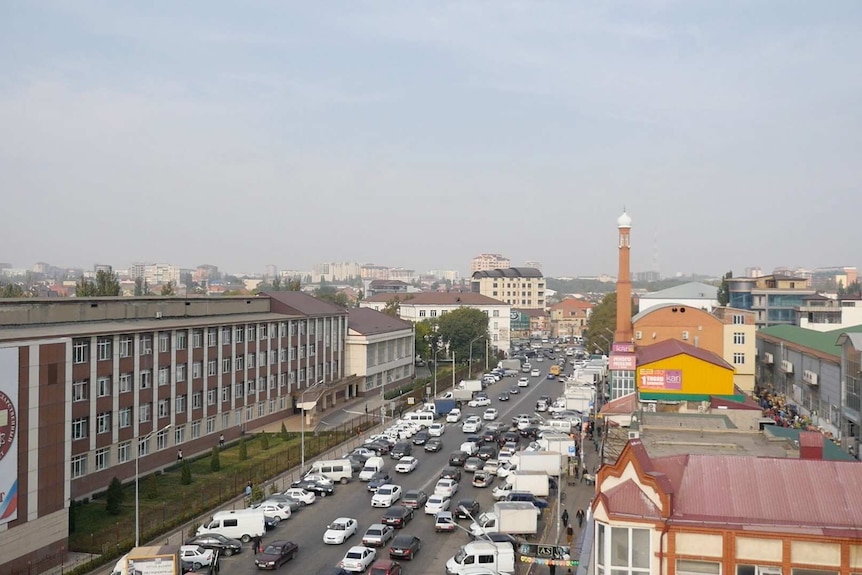 Makhachkala, the capital of Dagestan.