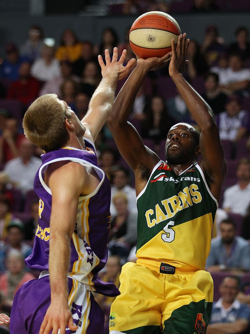 Hot shot ... Taipans import Jamar Wilson top scored with 20 points.
