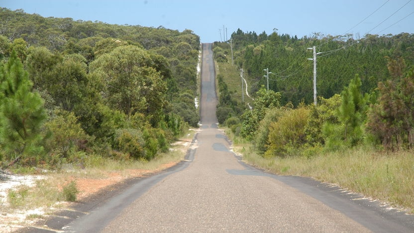 Road on Stradbroke Island