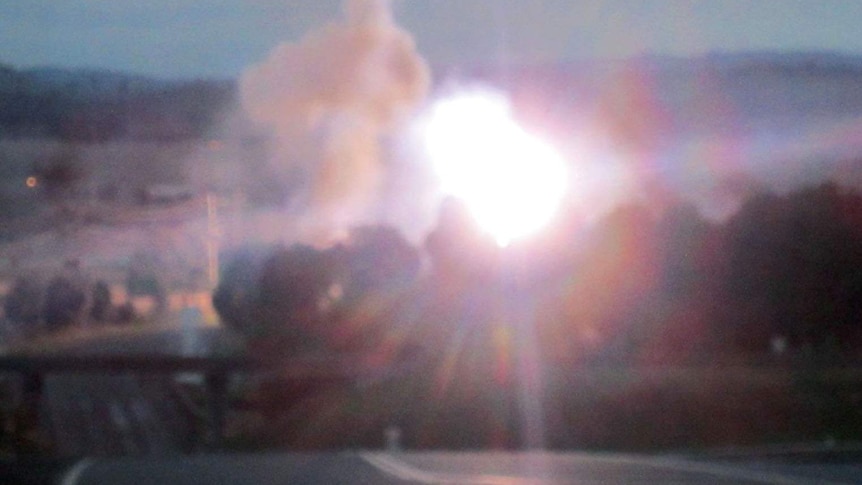 User submitted photo of some kind of bright light near Morwell