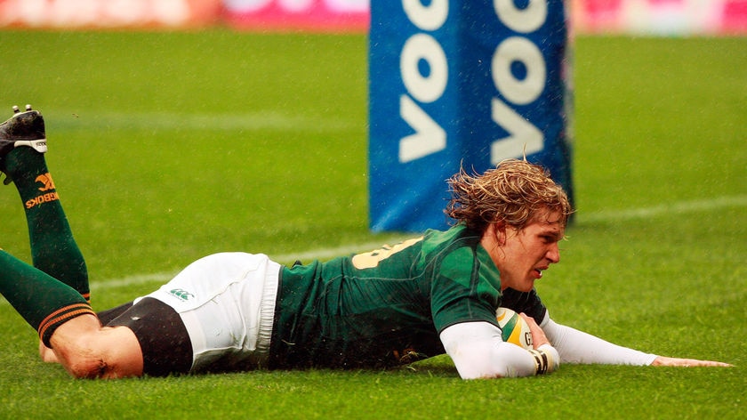 Laid out ... Francois Steyn has a hamstring complaint. (file photo)