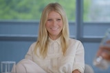 Gwyneth Paltrow smiles in a still image taken from the The Goop Lab promotional trailer.