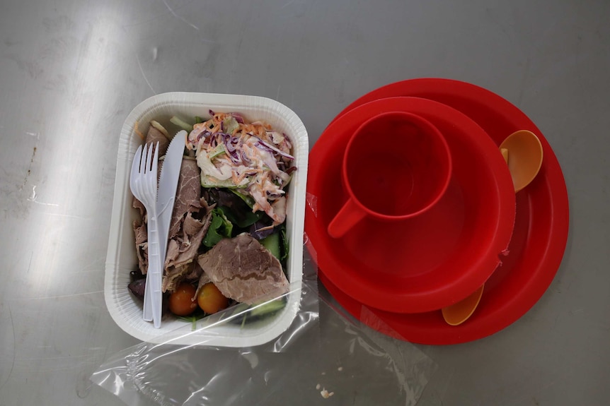 Lunch served inside Borallon Correctional Centre