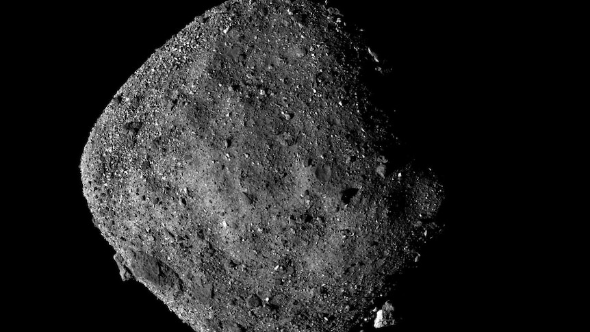 3D mosaic of Bennu asteroid