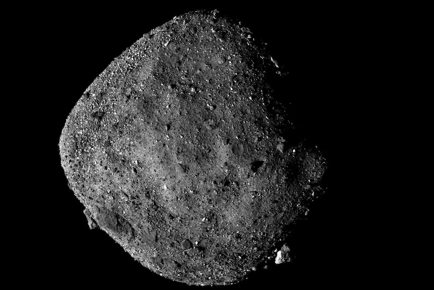 3D mosaic of Bennu asteroid