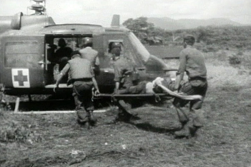 Australian troops fought in the Vietnam War battle of Long Tan in 1966.