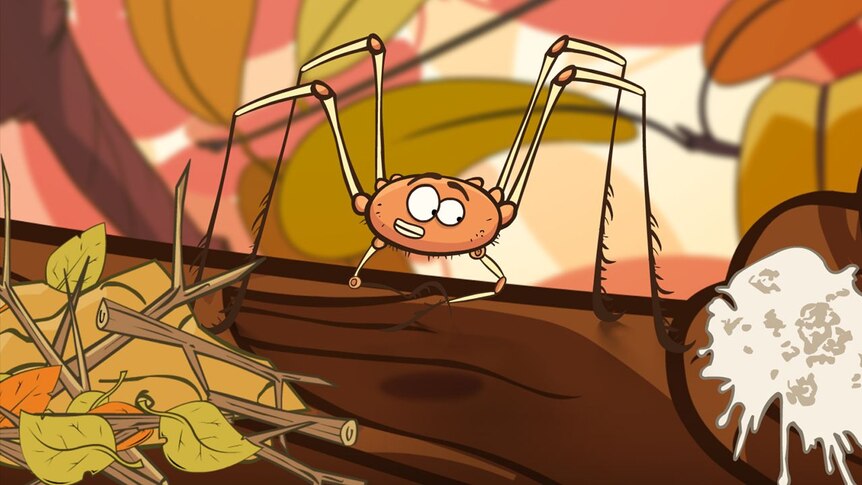 Animated Daddy long-legs