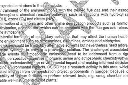 CSIRO CCS Draft Report