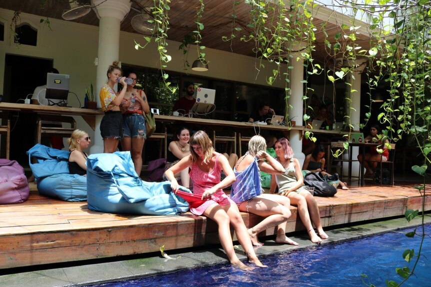 Ultimately Its Freedom The Young Digital Nomads Descending On Bali For A Poolside Career
