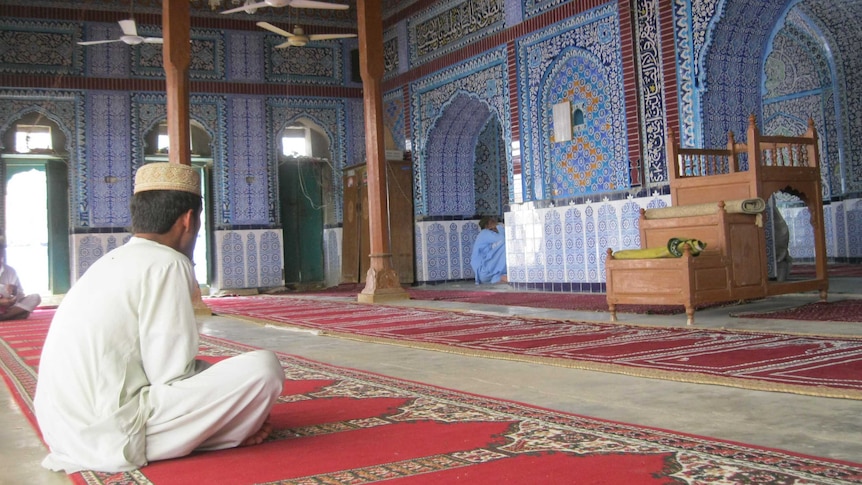 A general view inside the Bharchundi shrine.