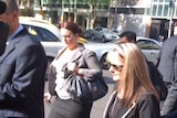 Shani Cassidy arrives at court.