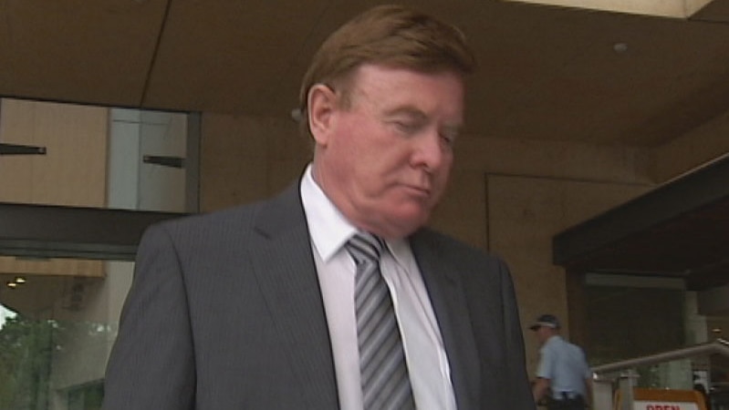 TV still of Carl Wulff, who has quit as Ipswich City Council CEO. File shot from October 2011