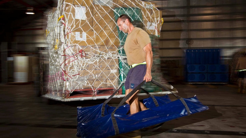 Typhoon Haiyan relief supplies bound for Philippines