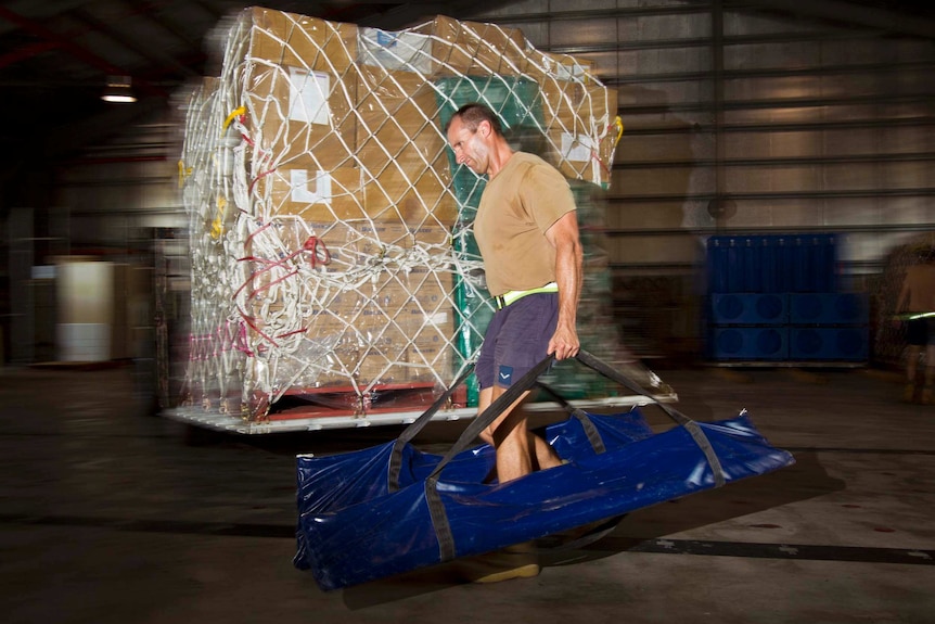 Typhoon Haiyan relief supplies bound for Philippines