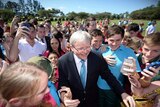 Kevin Rudd visits St Mary's College in Cairns