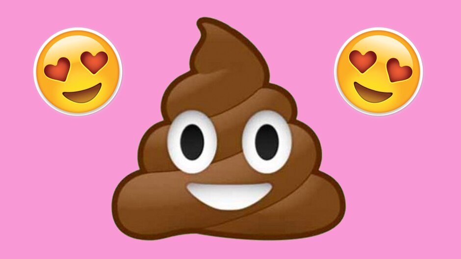 happy poop emoji