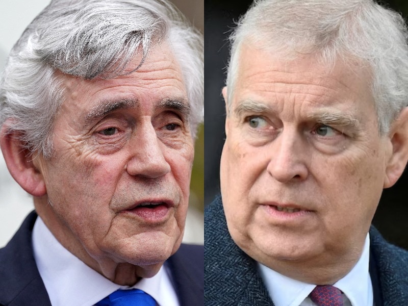 Gordon Brown urges police to investigate if Andrew used RAF bases to meet Epstein