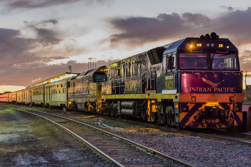 Great Southern Rail's The Indian Pacific travels between Sydney, Adelaide and Perth, August 6, 2015