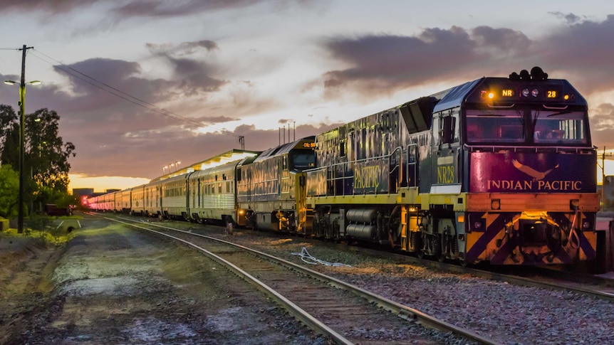 Great Southern Rail's The Indian Pacific travels between Sydney, Adelaide and Perth, August 6, 2015