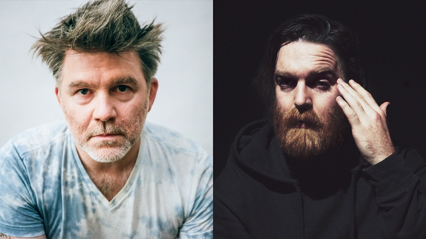A collage of James Murphy of LCD Soundsystem and Nick Murphy (fka Chet Faker)