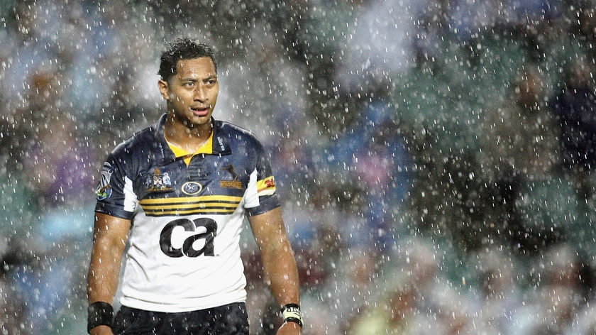 Chomping at the bit...Fainifo said he is looking forward to getting back onto the park for the Brumbies.