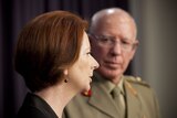 Prime Minister Julia Gillard and General David Hurley