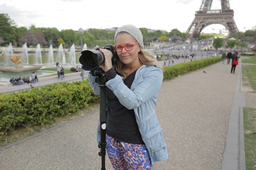 Taryn Brumfitt in Paris.