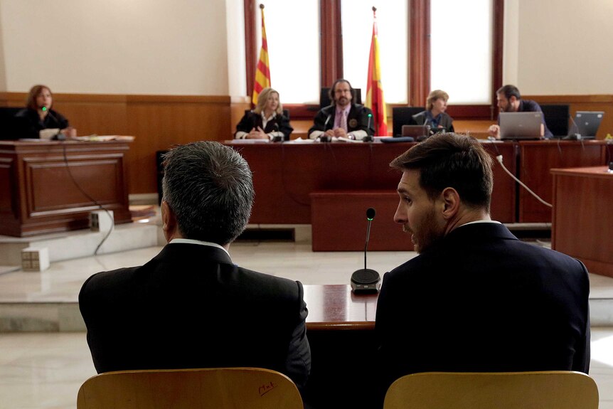 Messi in Spanish court