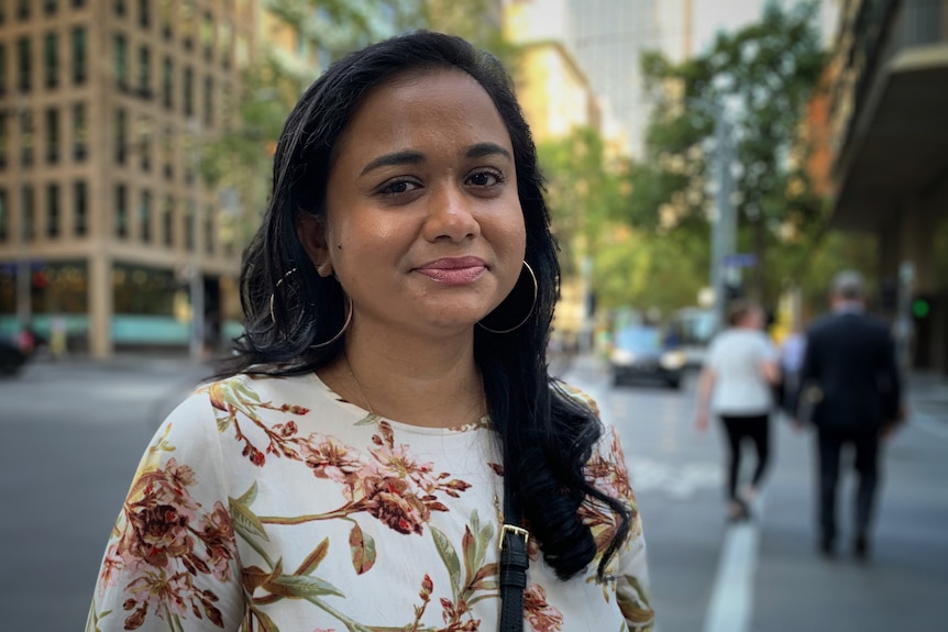 Duleesha Boteju in Melbourne's CBD.