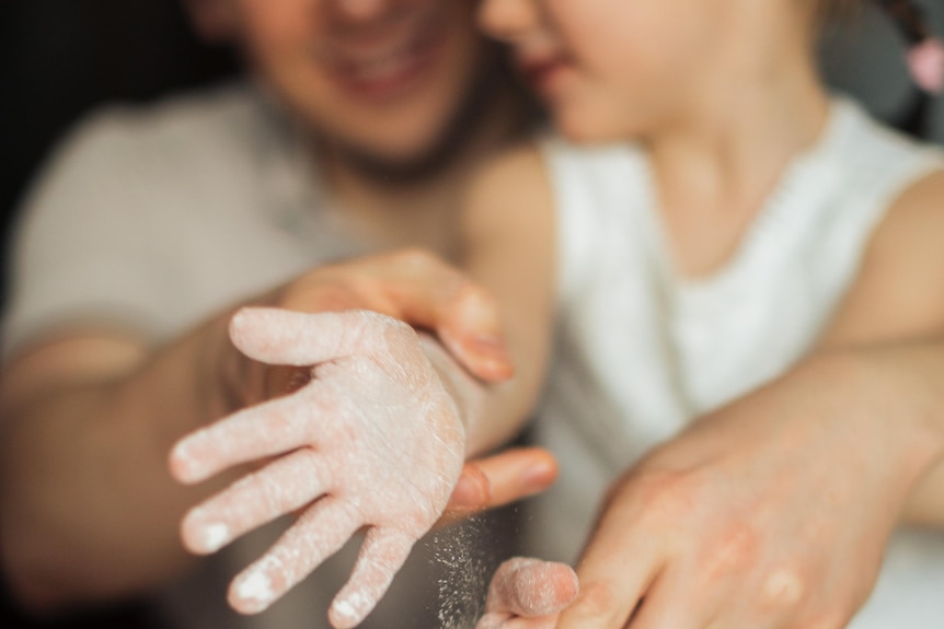 Child baking