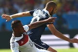 Boateng tackles Benzema