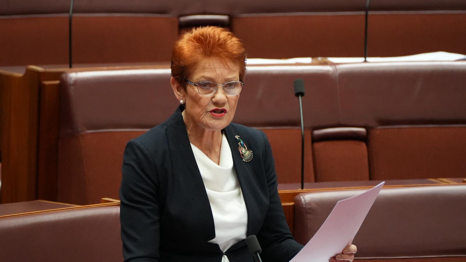 Live: Hanson says daughter Lee is the 'future', has 'potential' to run One Nation